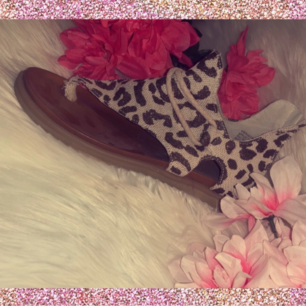 Cheetah Print Sandler